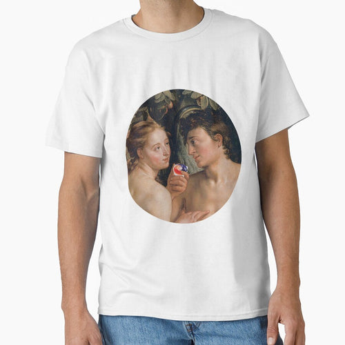 Adam and Eve eating the forbidden snack - Circular by CarrDesigns