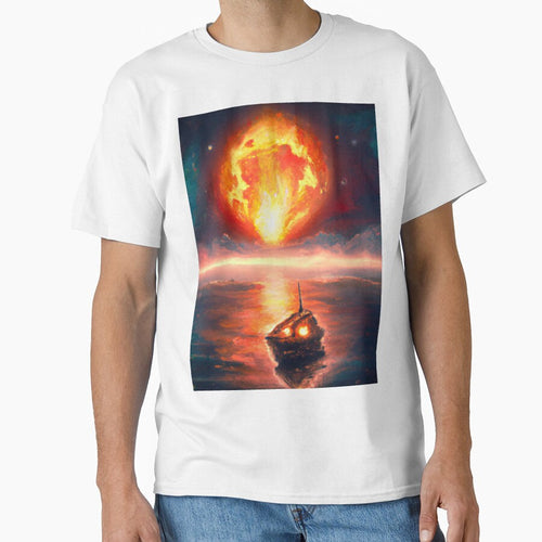 A Voyage Through the Burning Cosmos - Quiet Ocean, Fiery Cosmos by WBP Mart