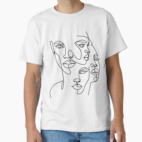 African woman Line drawing by Mjshamsi21
