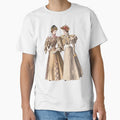Two women wearing victorian 19th century fashion by Fashion through the ages