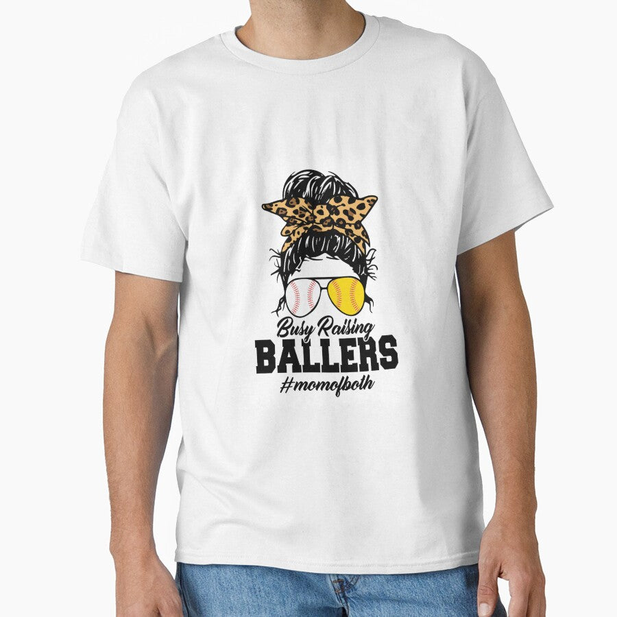 Messy Bun Mom Of Both Baseball Softball Busy Raising Ballers by zackup