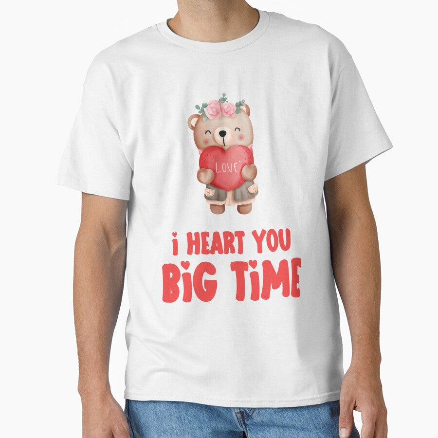 I heart you big time, Valentine for Girlfriend or Boyfriend by Sunnyhova