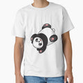 Funny Panda Paws Up Rolling Kawaii | Lazy Relatable Panda Gift for Her | Chaotic Girl Panda Tee by SOLIORA  ATELIER