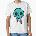 Dripping Skull – Trans Pride Flag Cute Dark Aesthetic Design by Cannaxes Studio