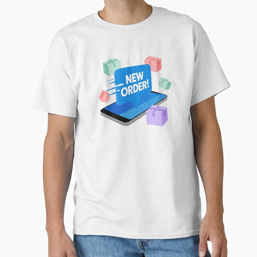 New Order Just Dropped Funny Ecommerce Seller Design by YounexxART