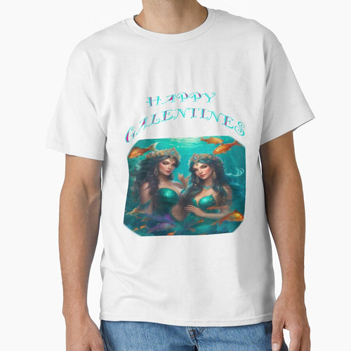 2 Mermaids Galentines card, perfect gift idea for Galentines day by sailorsam1805