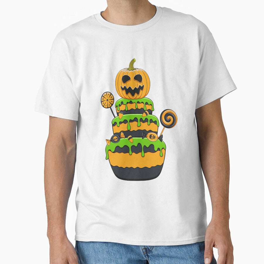 Cake of sweets, candies, pumpkin and lollipops. by RizikCat