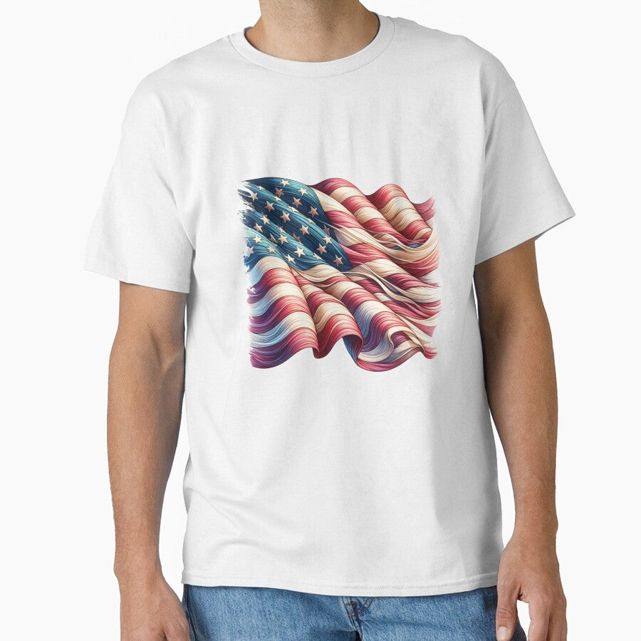 USA Flag Illustration – Patriotic Stars and Stripes Design by artedigital99