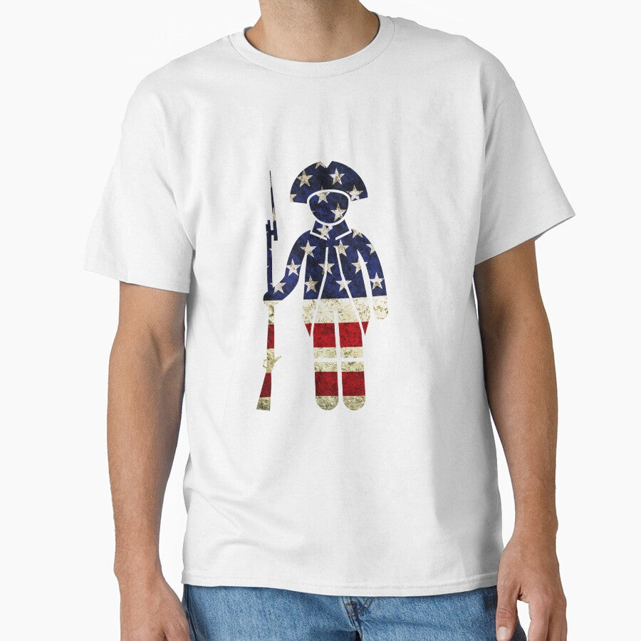 Vintage American Soldier Flag by Stickman--