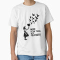Banksy Style - Hope is the thing with feathers by 123ks