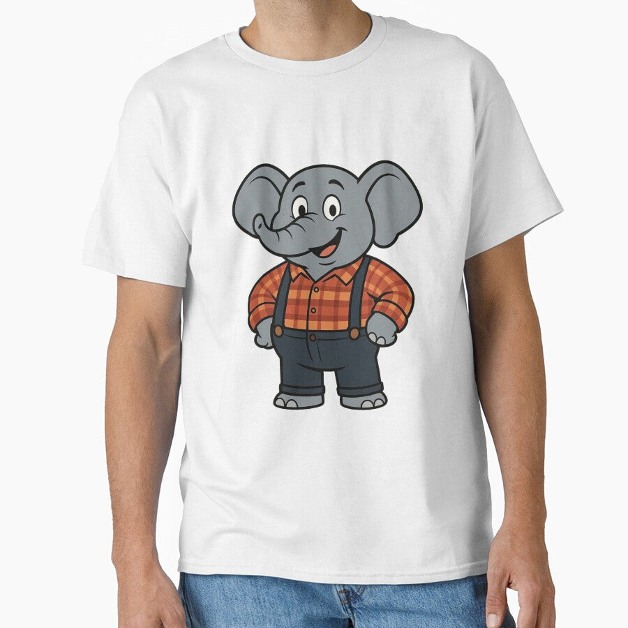 Elephant in Suspenders – Adorable Everyday Look by Confuzz1ed