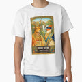 Madhya Pradesh T-Shirt | Heritage Swamp Deer (Barasingha) & Indian Paradise Flycatcher Art | IndianStateChronicles by freezed-frames