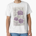 Exclusive Fashion Purple Lotus Blooms – Elegant Floral Botanical Art by Karszul