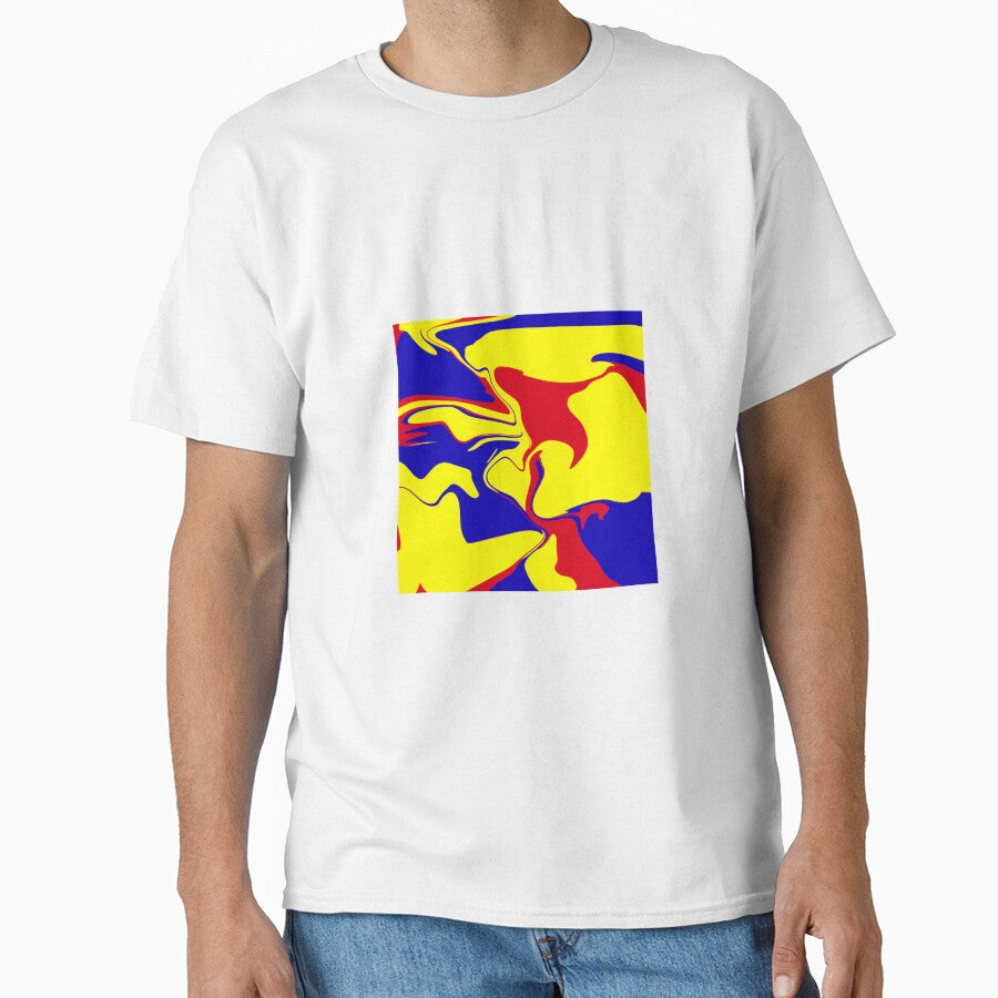 Blue, Red and Yellow liquid Gradient by Pattrenonly