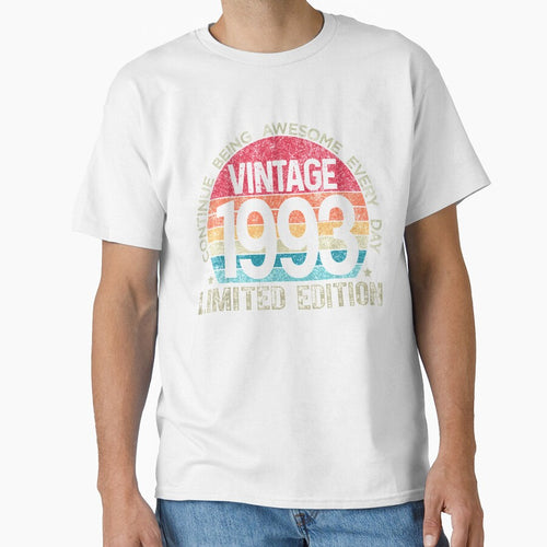 28th Birthday Retro Limited Edition 1993 Vintage Birthday by lolahomya
