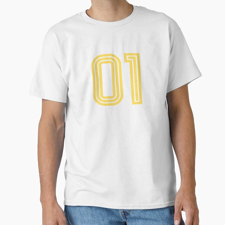 Number 01, Yellow One by Jeallan Designs
