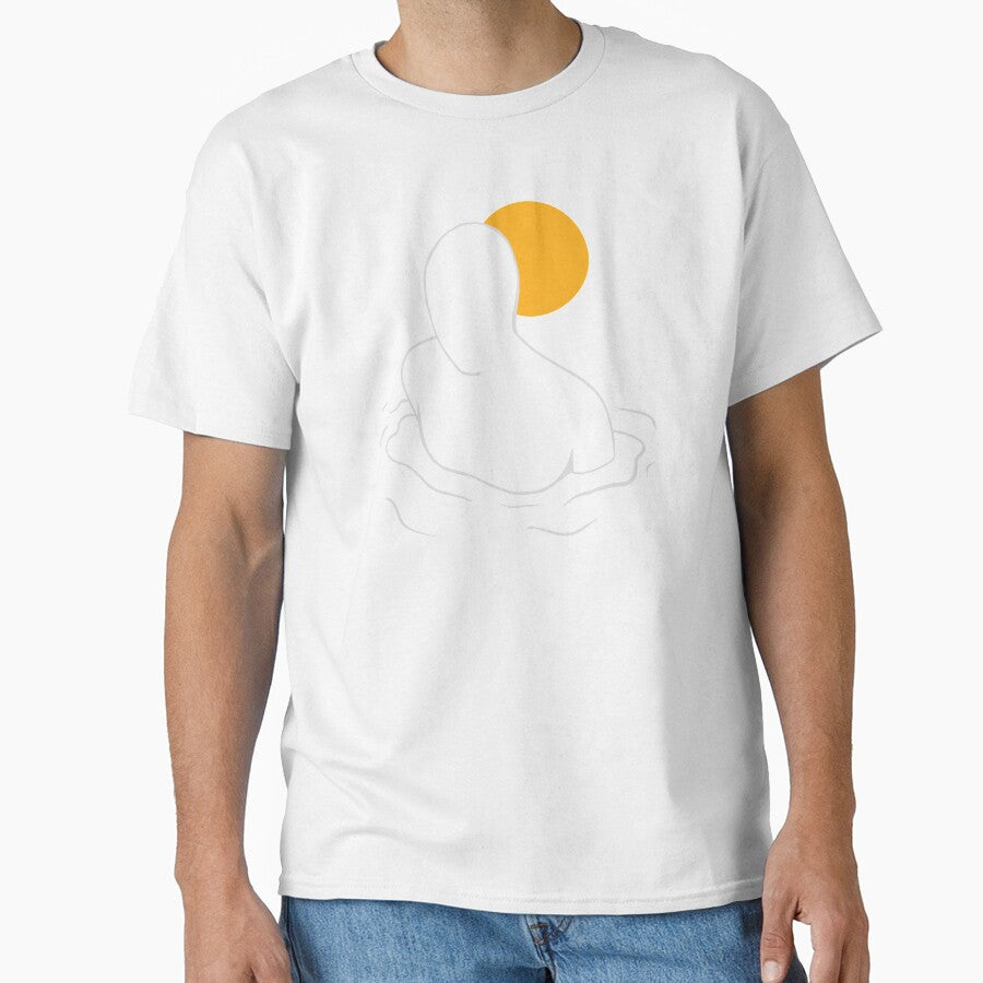 Minimal Swimming Person With Sun by isstgeschichte