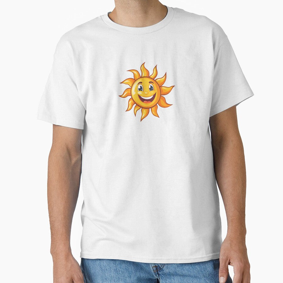 Cartoon Style Sun Logo Stickers, Logo, Illustration, Wall arts, Art Prints and More by Kevin Lou