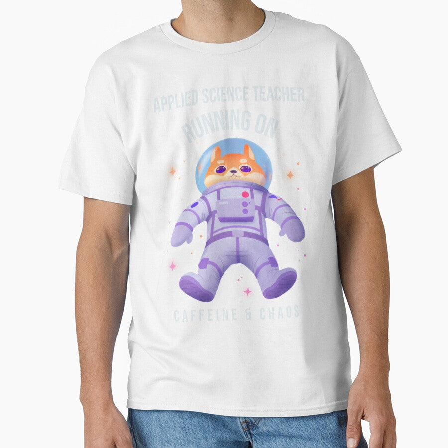 Applied Science Teacher Running On Caffeine & Chaos by OLIVETEES