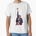 Donald Trump Hugging American Flag by AnhDoo