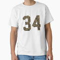Army Camouflage Number 34 - Sports Numbers by NECHSTORE