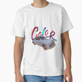 amazing  Vintage car print with colourful text by Artsyclick