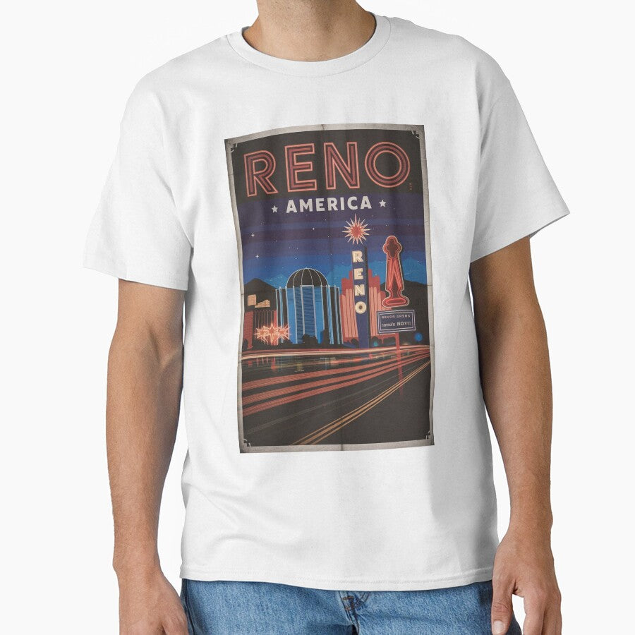 Reno Vintage Travel Poster by TravelerRat