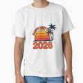 Happy New Year 2026 – Sunset Beach Tropical Palm Tree Design | Holiday Summer Vibes Graphic by A1MarketDesigne