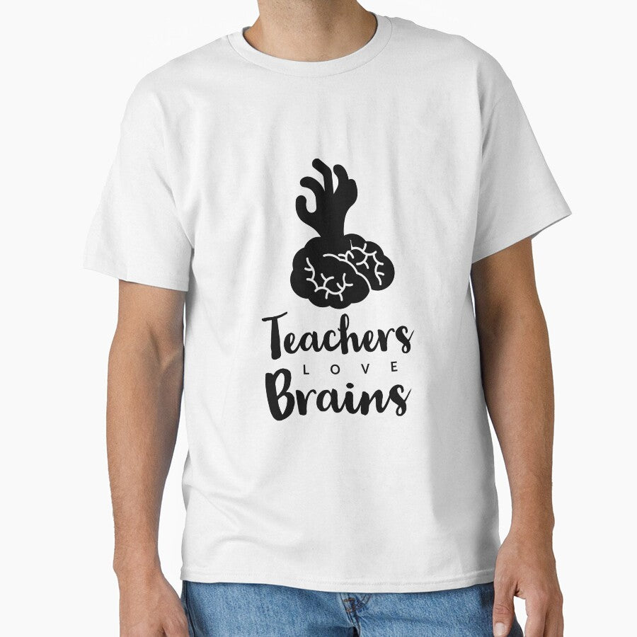 Teachers love brains - funny - teacher job - Halloween by Tropical Blood