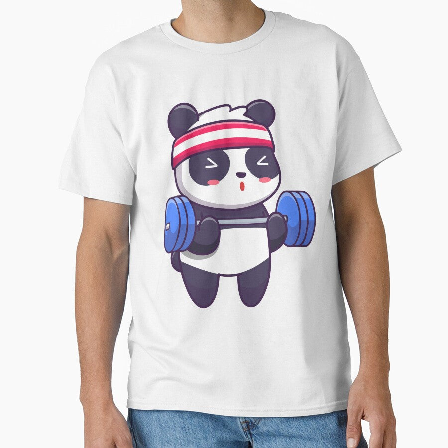 Gym Panda Workout Exercise Fitness Graphic by socialarmour