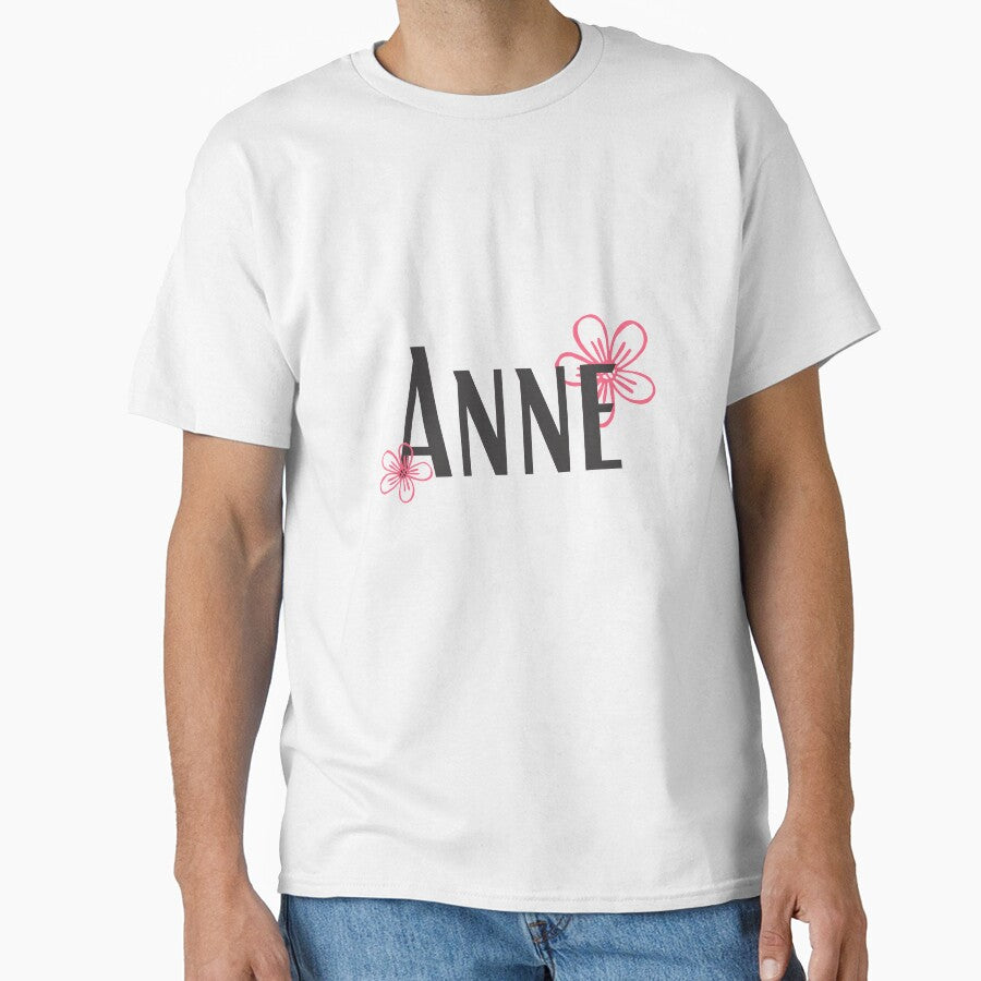 ANNE Name with flowers by Rocky Designs