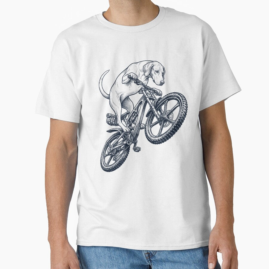 Vintage American Foxhound Riding Bicycle Cycling Bike Dog Lover by TerryConnells