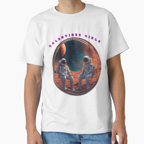 2 Super Cool Mars Spacewomen galentines girls thinking of galentines day gifts and exchanging galentines days wishes by sailorsam1805
