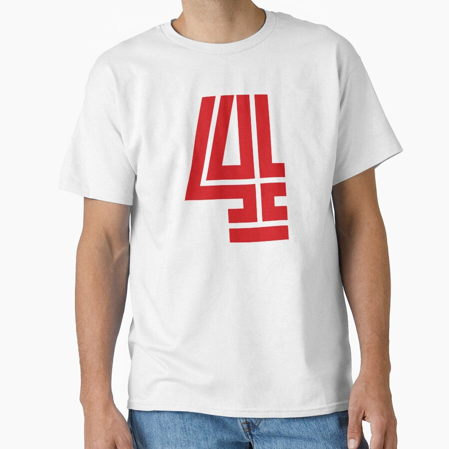 No. 4 / Player Number Four / Football Player Number 4 (Red) by STUDIO-72
