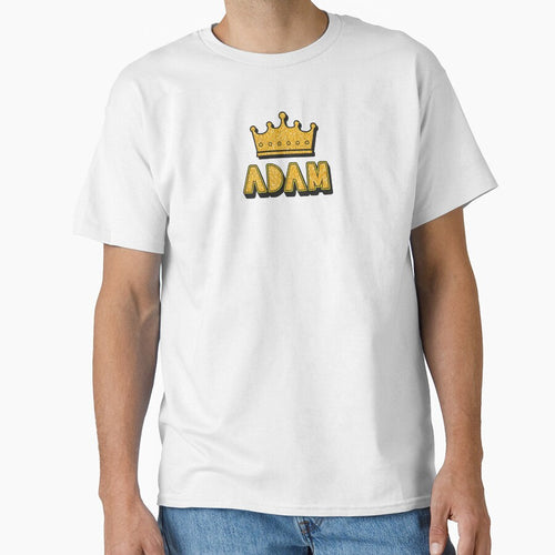 Adam Personalized Name With Crown - Cool & Funny Custom Gift for Men and Boys by Oussinc