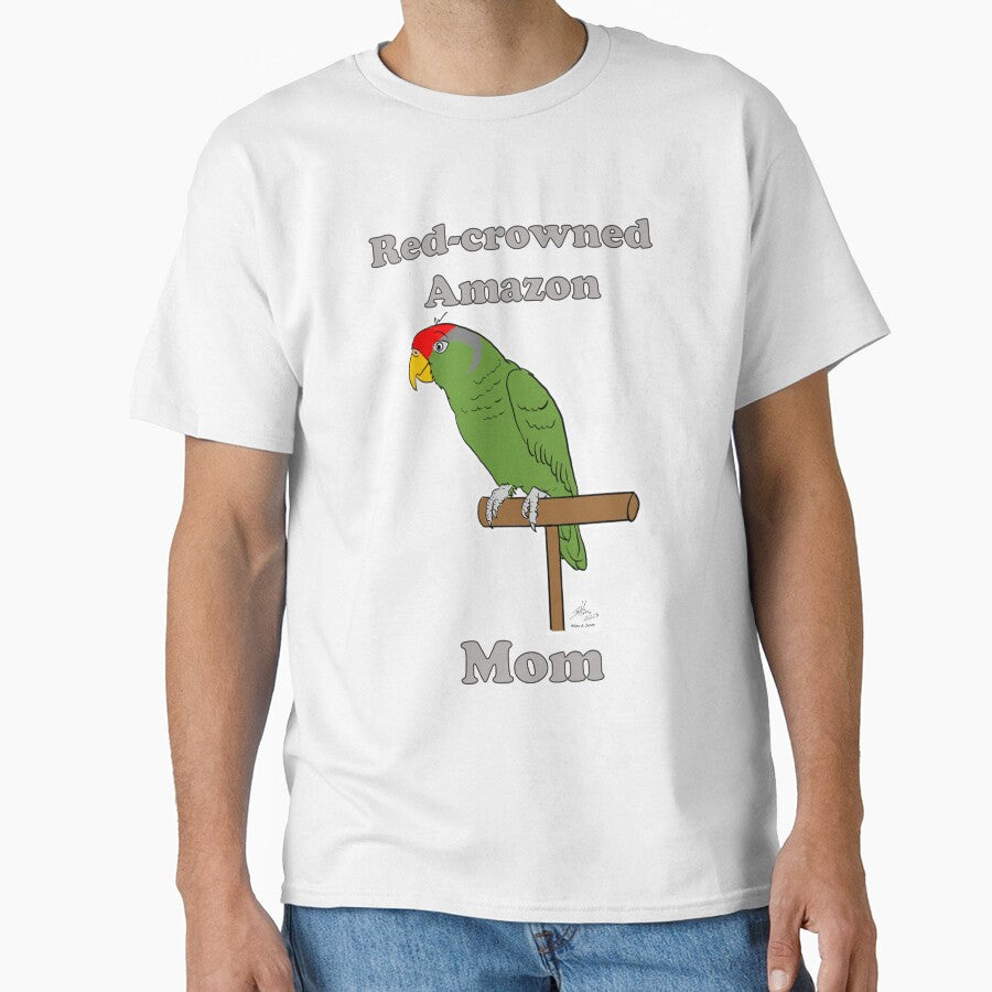 Red-crowned Amazon Mom - Oscar Jones by Laughing Parrot Studio