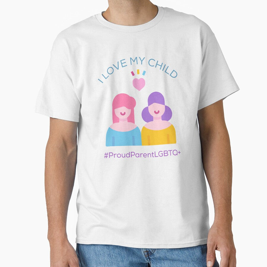 Proud parents who love their child no matter what.  Not a closet mom or dad. LGBTQ+. by PaperDreamPod