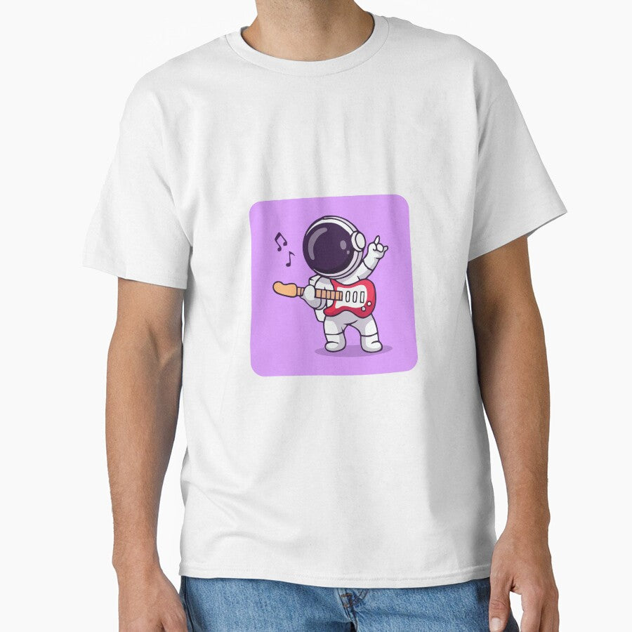 Astronaut Loves Playing Guitar by Ravex  Graphix