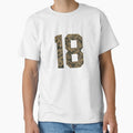 Army Camouflage Number 18 - Sports Numbers by NECHSTORE