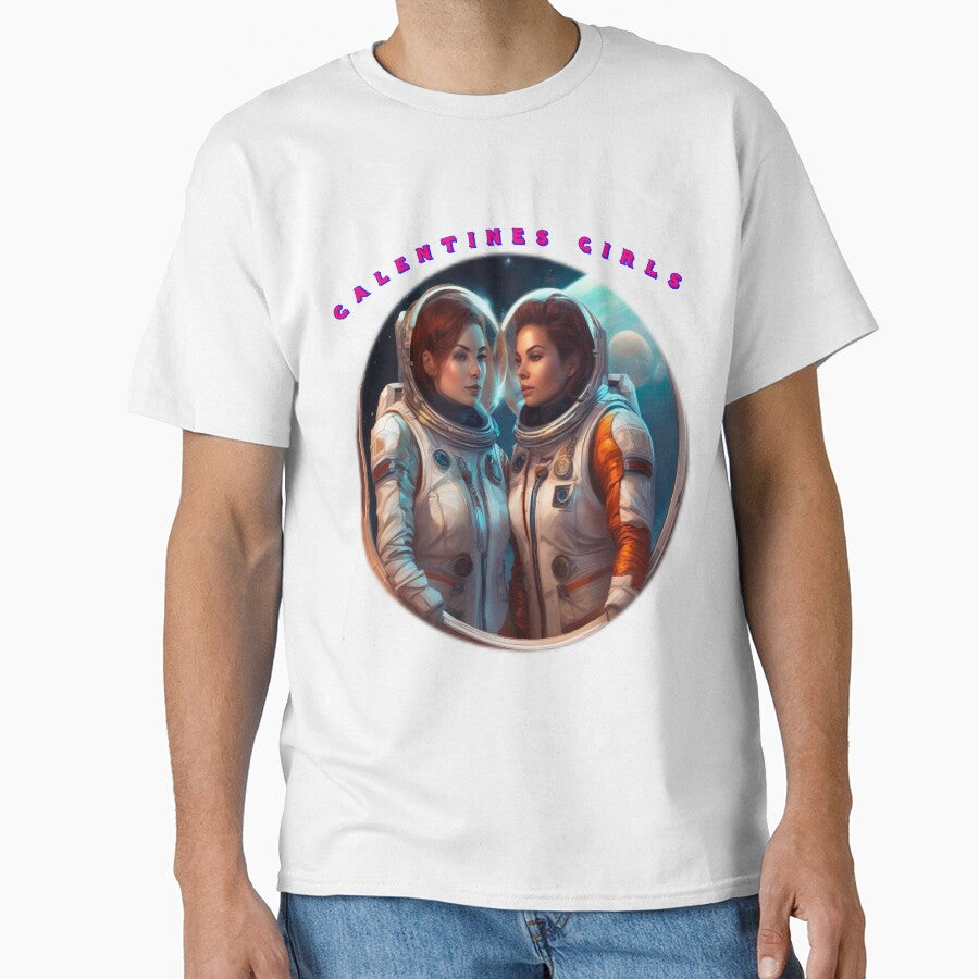 Super Cool Spacewomen galentines girls thinking of galentines day gifts and exchanging galentines days wishes by sailorsam1805