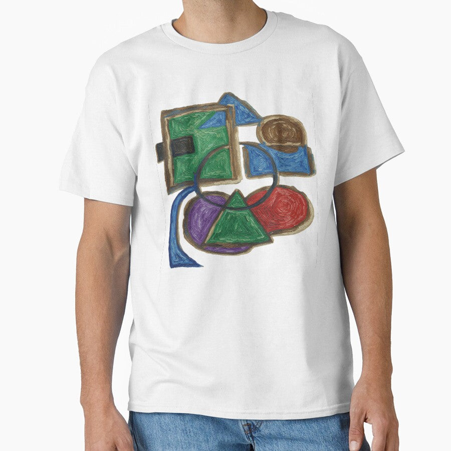 Shapes Misbehaving Van Gogh Style colorful geometric abstract design by SmashingDeals