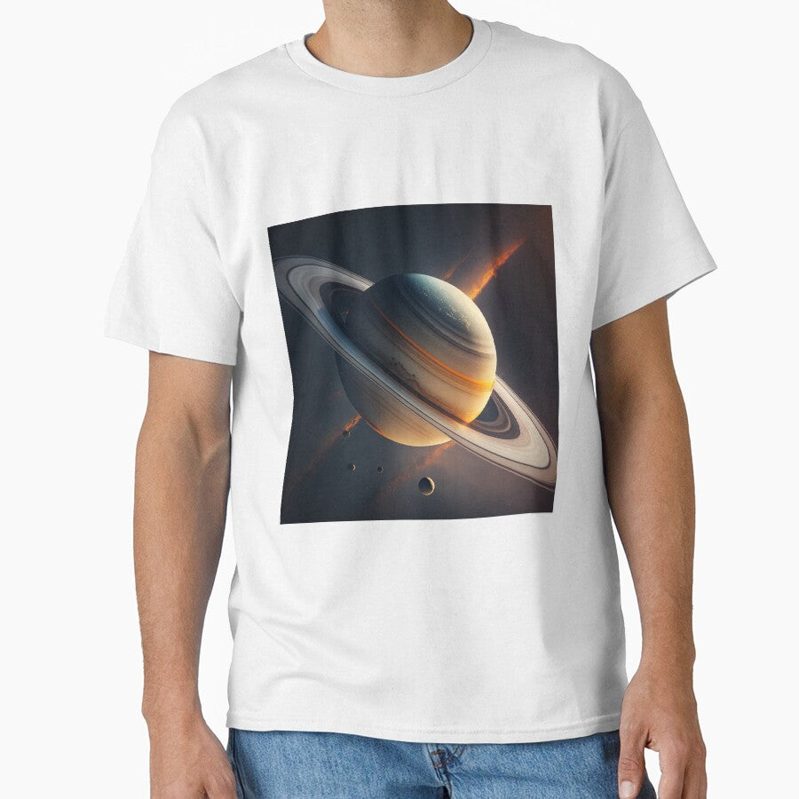 Saturn with Moons by PharaohofSedona