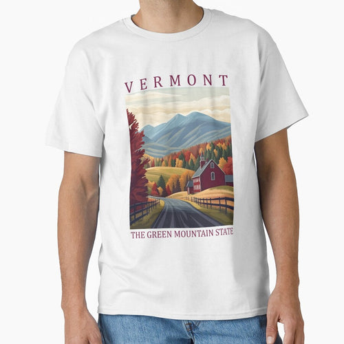 45 Vermont Travel Poster by Lucy Goosy Art