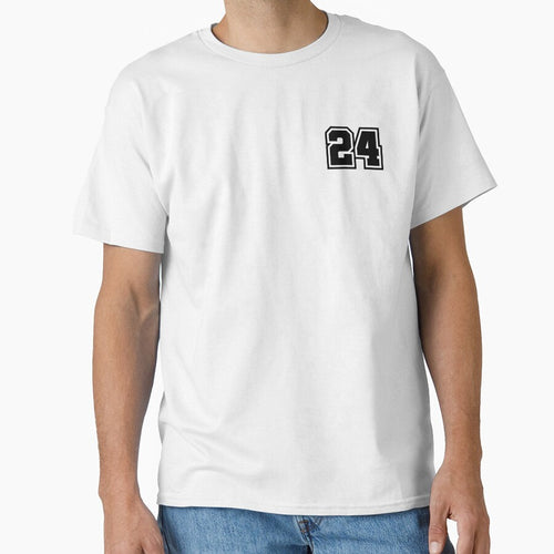 24 Number - Classic Minimalist Digit by stickerorange