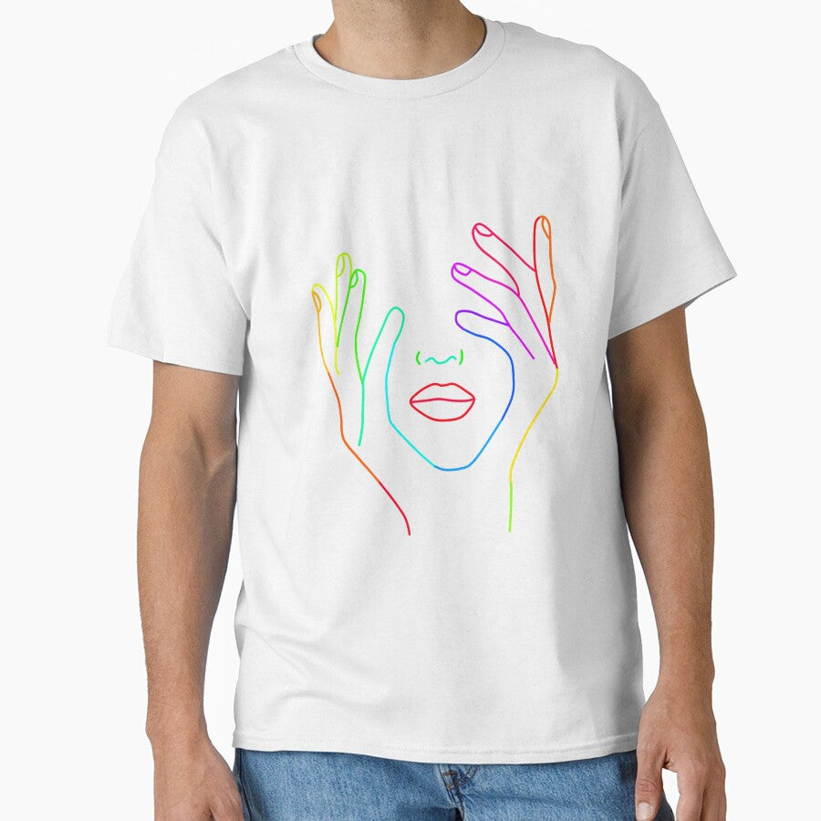 Colorful line art women by Mialunaa
