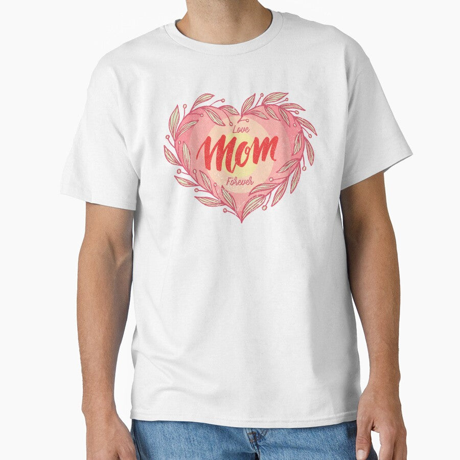 Love mom forever in heart leaf. by ShutterKapan