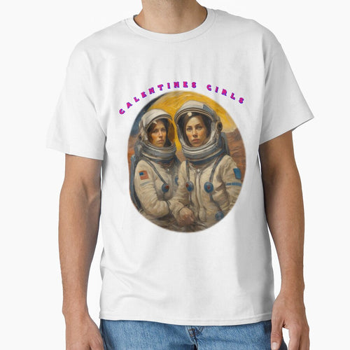 2 Spacewomen galentines girls thinking of galentines day gifts by sailorsam1805