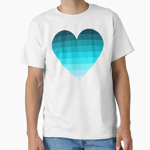 Aesthetic Mint Blue Gradient Pattern by quinellie