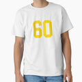 Bold Yellow Sport Number 60 by NECHSTORE