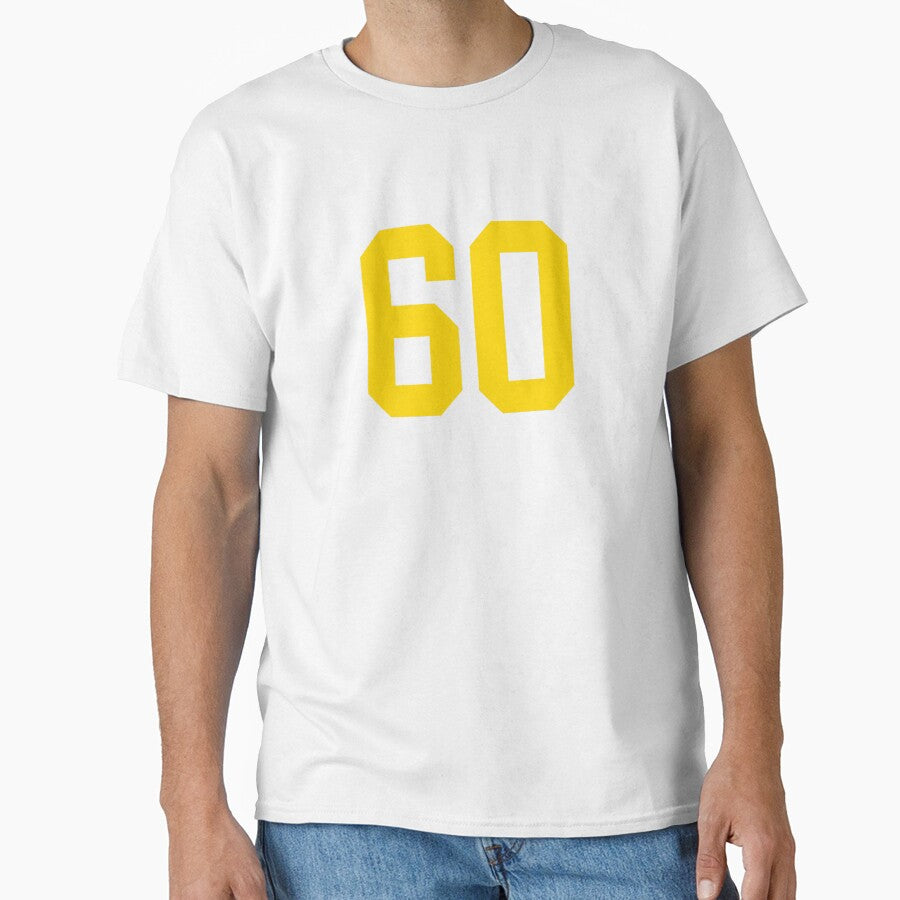 Bold Yellow Sport Number 60 by NECHSTORE